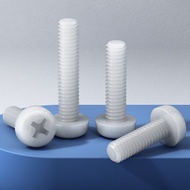 [WDY] White Phillips Nylon Round Head Screw Plastic Screw Plastic Insulation Screw M2M3M4M5