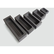 1 Kg /100gGraphite Ingot Mould Acuan Tuang Emas Perak Crucible Metal Casting for Gold Bar