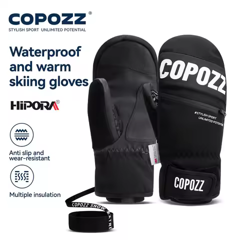 COPOZZ 3M Thinsulate Thick Adult Teenage Professional Snowboard Ski Gloves Windproof Winter Warm The