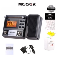 MOOER GE100 Guitar Multi-Effect Pedal Processor Recording 180s, 8 effect modules, 40 pedals for elec