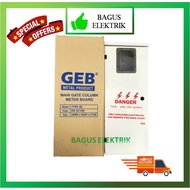 THREE PHASE 3 PHASE OUTDOOR KWH METER BOX (METAL) 32'' X 13'' X 08''