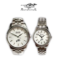 【Couple Watch】Original Polo Club Britannia Classic Fashion Design Couple Watch Stainless Steel with 