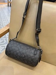 COACH蔻馳CAH94男士經典標志BARREL斜挎包單肩02手袋 斜孭袋 禮物 bag