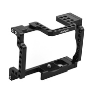 Camera Cage Rig Aluminum Alloy with Cold Shoe 1/4 Thread Compatible Canon M50 Mirrorless