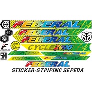 FEDERAL BIKE DECAL VARIATIONS