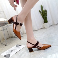 AURORA STORE - WOMEN'S HIGH HEELS WORK SHOES PANTOPEL HAK TAHU RING