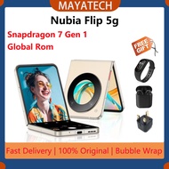 Global Rom Nubia Flip 5G 8+256GB Snapdragon 7 Gen 1 6.9inch 4310mAh 33W Fast Charging SmartPhone