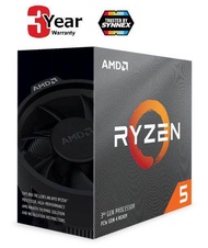 CPU (ซีพียู) AMD AM4 RYZEN 5 3600X 3.8GHz - สินค้ารับประกัน 3 ปี