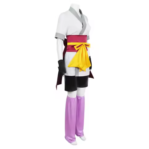A\5;g,8/c'6Machi Komacine White Uniform Costume Phantom Troupe Halloween Carnival Suit for Women Ani
