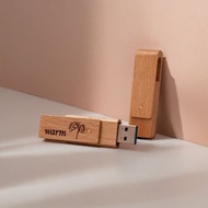 【快速出貨】客製化 3.0高速USB 32GB/64GB 櫸木隨身碟 商務送禮