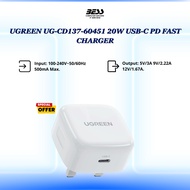 UGREEN UG-CD137-60451 20W USB-C PD FAST CHARGER