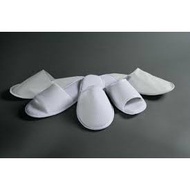 Wholesale home travel anti slip white customized hotel bathroom 100% Cotton disposable slippers