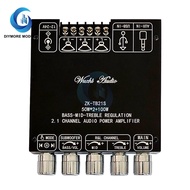 ZK-MT21S ZK-TB21S รุ่นหลักแห่งชาติ2.1ช่องโมดูลบอร์ดเครื่องขยายเสียงบลูทูธซับวูฟเฟอร์กลางช่วงเสียงแหล