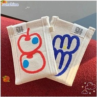 SSUNSHINE Floral Print Canvas Bus Card Cover - Dual-Layer Credit Card Protector