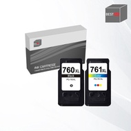 Singapore Bestink 760XL Black / 761XL Color Ink Cartridge for PIXMA TS5370 PG760XL CL761XL PG-760XL 