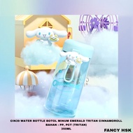 KOREA WATER BOTTLE EMERALD TRITAN CINNAMOROLL CIN39 DRINKING BOTTLE