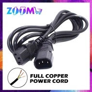 1.8M/3M POWER MONITOR CORD EXTENSION CABLE C13 MALE TO C14 FEMALE