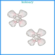 KOK Flower Design Headphone Rhinestones Buckles Clip On Ear Hook Accessory For FreeClip1 2