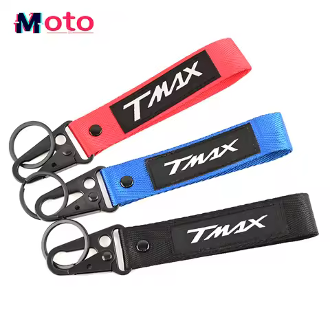 Motorcycle 3D embroidery keychain keyRing For Yamaha TMAX T-Max 500 530 560 Tmax530 SX/DX Tmax560 TE