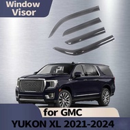 Suitable for GMC YUKON XL 2021-2024 Rain Block Side Window Deflector Rain Eyebrow Thickened