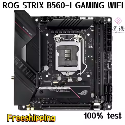 For ROG STRIX B560-I GAMING WIFI Motherboard 64GB HDMI PCI-E4.0 LGA 1200 DDR4 Mini-ITX B560 Mainboar