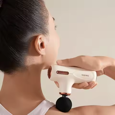 Beoka electric vibration body deep tissue pistol heated massage gun muscle vibration muscle quiet ma