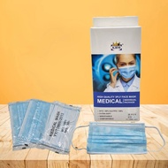 KBM Medical Face Mask (Blue, 20pcs) with Individual Packing + CE cert