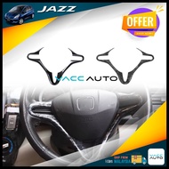 Honda Jazz Fit GE GE8 GG 2nd 2008-2014 Interior Decoration Steering Lining Stylish Trim Vaccauto Car