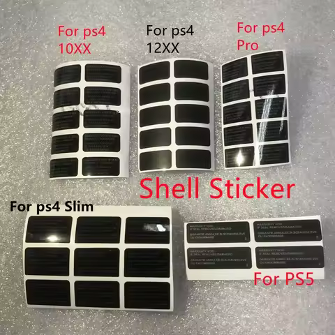 200pcs Label Sticker Replacement for Ps4 1000 11xx 1200 20xx Housing Warranty Sticker for Ps5 Consol