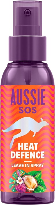 Aussie SOS Heat Defence Leave In Spray | Supercharged Repair Hair Mask | Super Serum | Save My Lengt