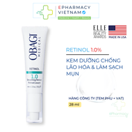 Kem Dưỡng OBAGI Retinol 0.5 & Retinol 1.0 Hỗ Trợ Chống Lão Hóa Và Tái Tạo Làn Da 28g