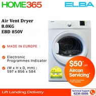 Elba Air Vent Dryer 8.0KG EBD 850V