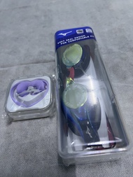 Mizuno 泳鏡及耳塞