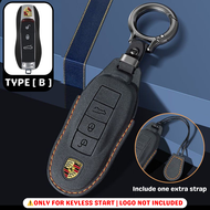 🇲🇾 Porsche Suede Car Key Cover Porsche 911 718 Cayenne Handmade Full Protection Soft Touch Key Case