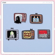 Fashion Horror Movie TV Pin Brooch Funny Horror Movie TV Brooch Badges Gifts