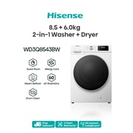 2026[FREE Installation] Hisense 2 in 1 Front Load Washing Machine & Dryer (9/6kg-10.5/7kg) WD90N1B /