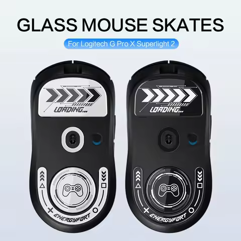 Glasses Mouse Feet Skates for Logitech G Pro X Superlight 2 Wireless Gaming Mouse Rounded Curved Edg