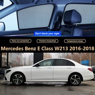 Car Window Sunshade for Mercedes Benz E Class W213 2016-2018 Car Window Cover Curtains Accessories