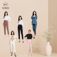 New Elimaz baggy rib-lock women's office trousers EQ21.034