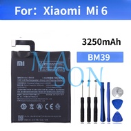BM39 3350mAh Battery For Xiaomi 6 High Quality Phone Replacement Batteries Free Tools