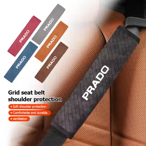 For Toyota Car Seat Belt Cover Safety Belt Shoulder Strap Protector Pad Prado 90 120 150 J90 J120 J1
