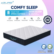 Azure™ Comfy 20cm, Motion Isolation | Pocketed Spring | Single, Super Single Mattress | Queen Mattre