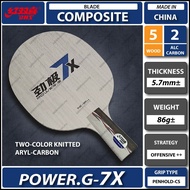 DHS POWER G PG7X Composite Carbon Table Tennis Blade Bat Paddle Racket Ping Pong Penhold-CS