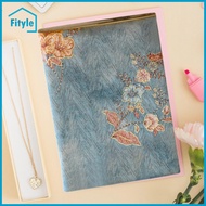 Book Sleeve Cover Fabric Book Case Fit A5 A6 Floral Pattern Adjustable Stretchable Tear Resistant Bo