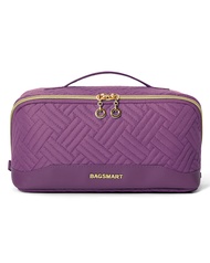 CFGYU BAGSMART กระเป๋าแต่งหน้าขณะเดินทางผู้หญิง Tas Kosmetik เคสแต่งหน้าแบบพกพาได้กันน้ำกระเป๋าเครื่