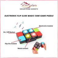 Electronic Handheld Magic Music Cube / Magic Flip Slide and Match Cube Puzzle Toys (English Version)