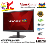 VIEWSONIC 19 VA1903H LED FLAT HD READY (RESOLUTION: 1366x768 @ 60Hz) TN LCD MONITOR (5MS RESPONSE TI