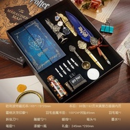 Retro Harry Potter Series Peripheral Quill Pen Fire Paint Set For Primary And Secondary School Stude