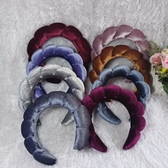 Jumbo fluffy thick foam shell cloud headband soft/ cloud headband