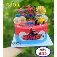 Superman cake and cake models for bakery display